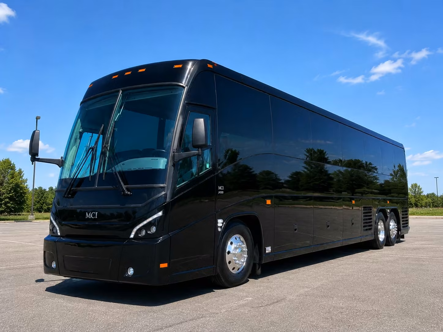 56 passenger charter bus
