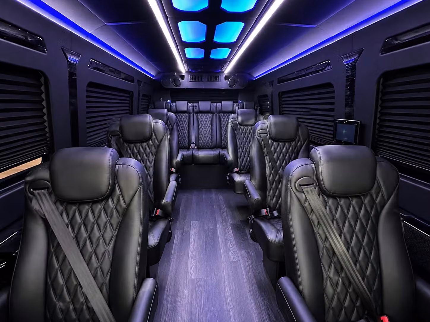 sprinter van with driver interior